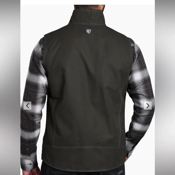 Kuhl Men's Burr Vest in Gunmetal - Picture 2 of 5